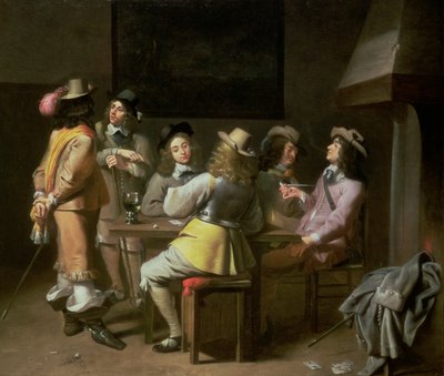 Een wachtkamerinterieur door Jan Olis
